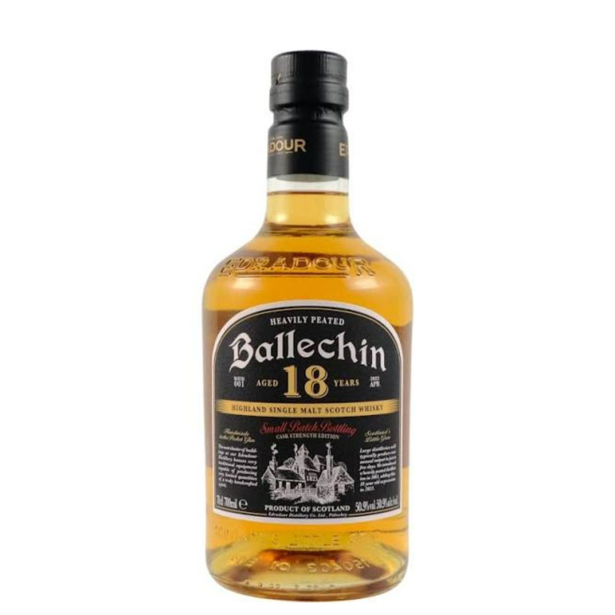 Ballechin 18 Anos Cask Strength Small Batch 700ml