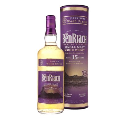 BenRiach 15 Anos Dark Rum Wood Finish 700ml