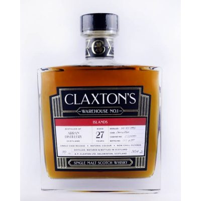 Claxton's Arran 27 Anos 1996 Sherry Butt 700ml