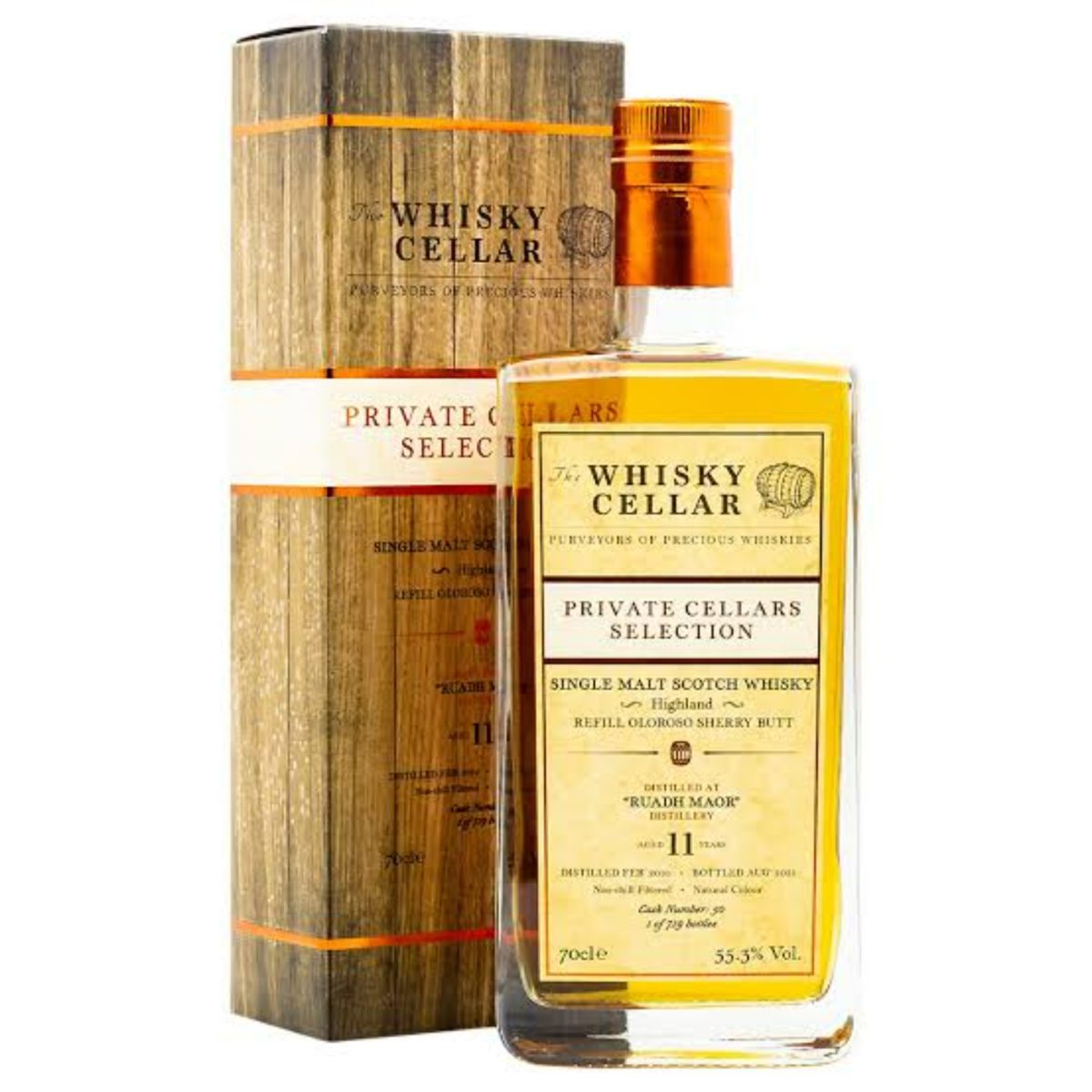 Ruadh Maor 11 Anos Refill Oloroso Butt — The Whisky Cellar 700ml