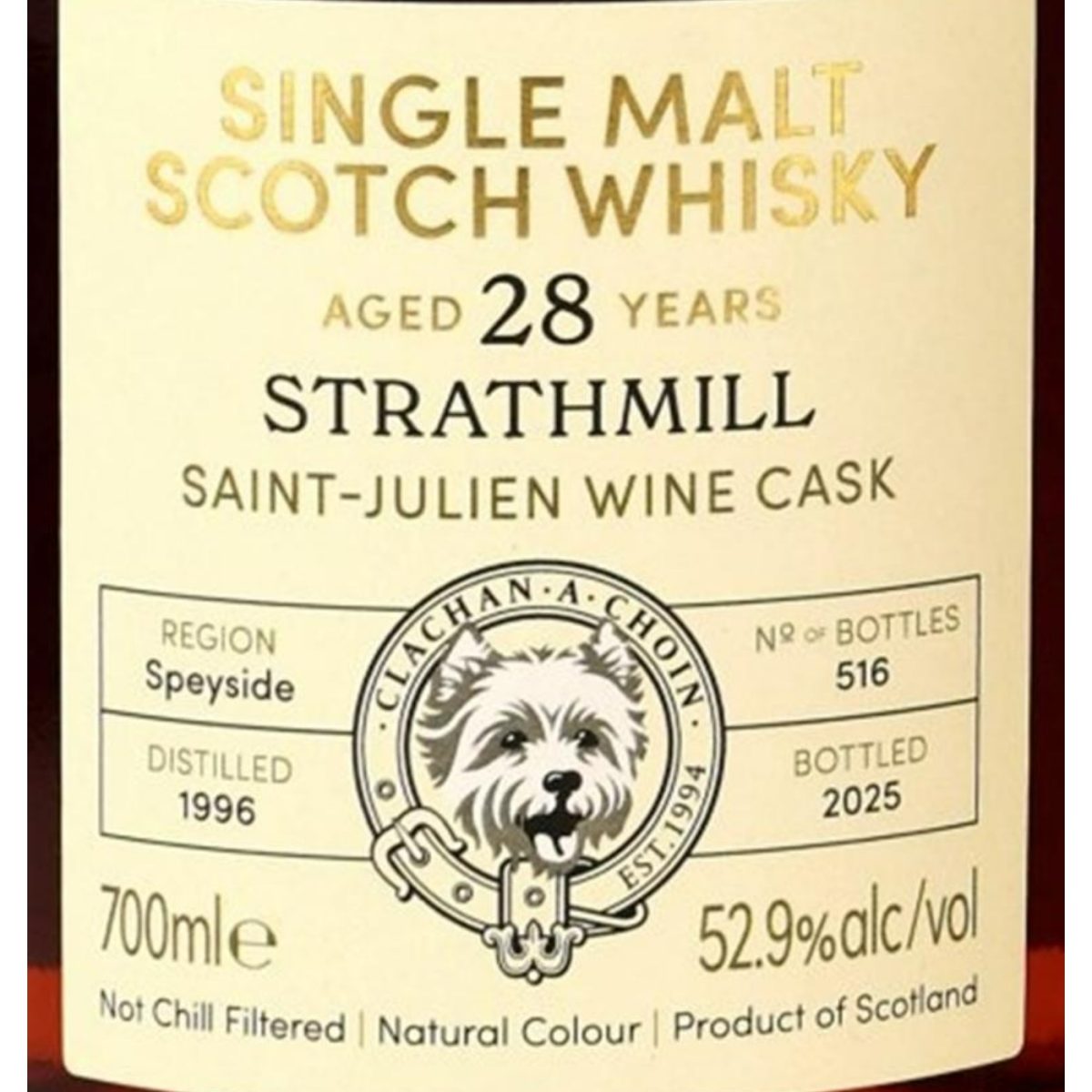 Murray McDavid Mission Gold Strathmill 28 Anos Saint-Julien 700ml
